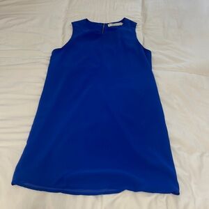 Royal blue mini dress - the impeccable pig